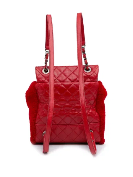 Malý batoh Chanel Pre-owned červený