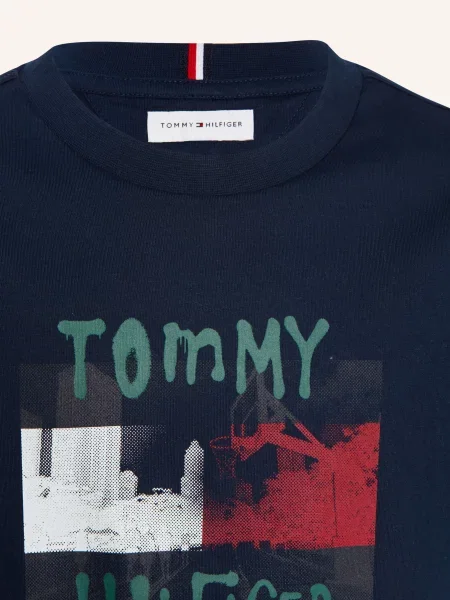 Tommy Hilfiger T-Shirt blau biała
