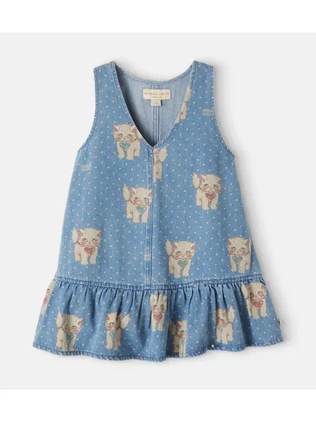 Gyerek denim ruha Konges Slojd kék