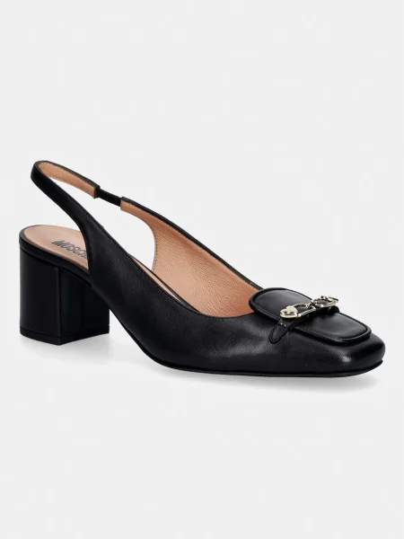 Love Moschino pantofi de piele negru