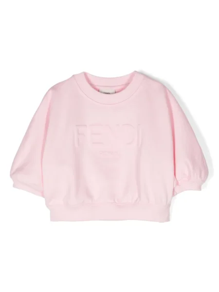 Bluza dziecięca Fendi różowa