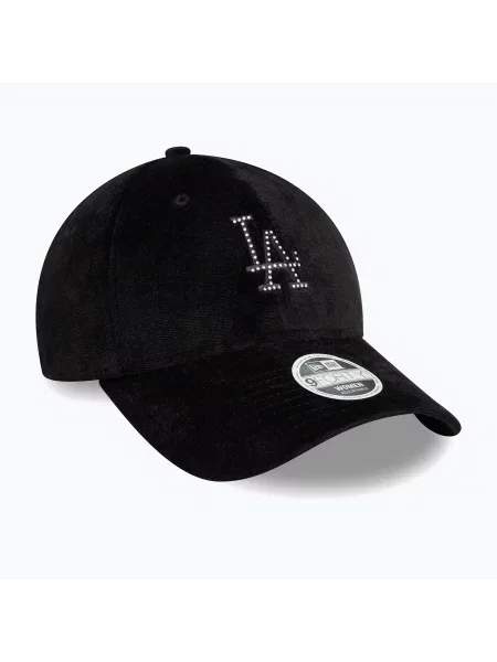 Бейсболка New Era Diamante Velour Los Angeles Dodgers чорна