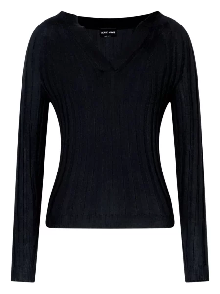 Pulover Giorgio Armani din cașmir negru
