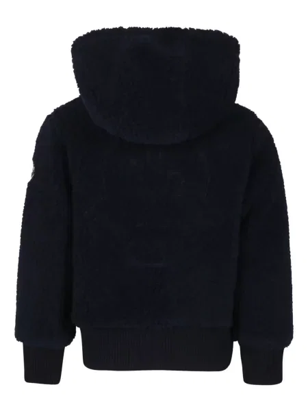 Kurtka dziecięca Moncler Enfant niebieska