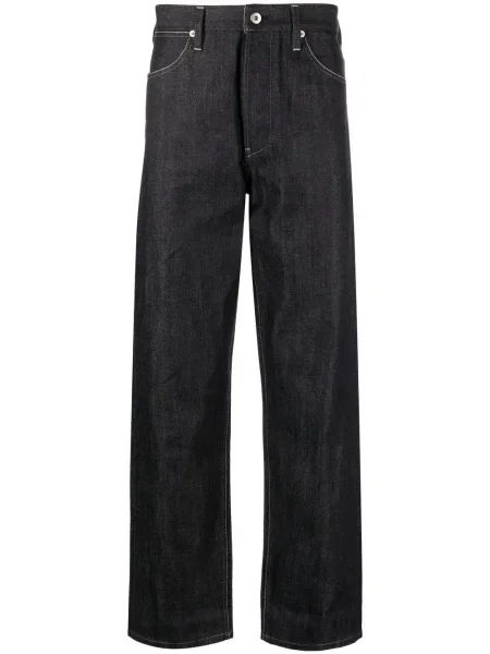 Blugi drepți Jil Sander albastru