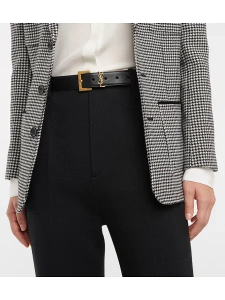 Bőr öv Saint Laurent fekete
