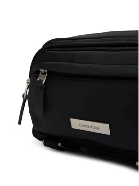 Crossover torbica Calvin Klein Sleek Utility Camera Bag crna