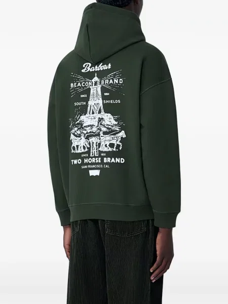 Tricou Levi's® cu broderie cu decolteu rotund verde