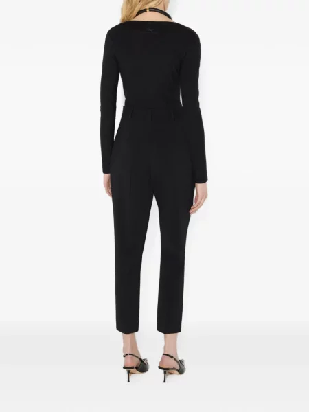 Ușor pantaloni Elisabetta Franchi negru