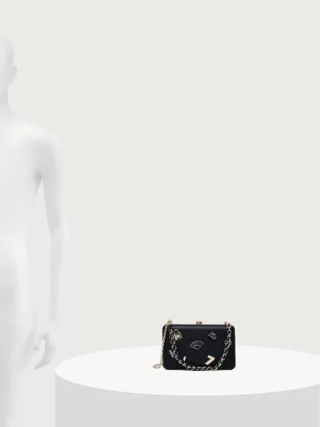 Кожаная сумка через плечо Karl Lagerfeld