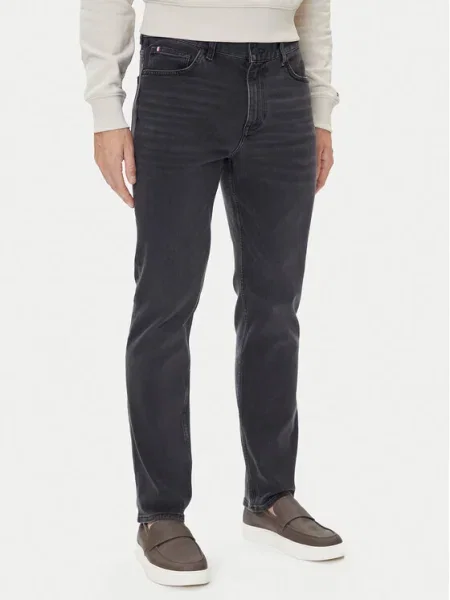 Tommy Hilfiger Blugi Denton Straight Fit negru