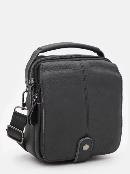 Borsa Leather Мессенджер Шкіра чорний