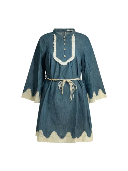 Sukienka mini Zimmermann niebieska