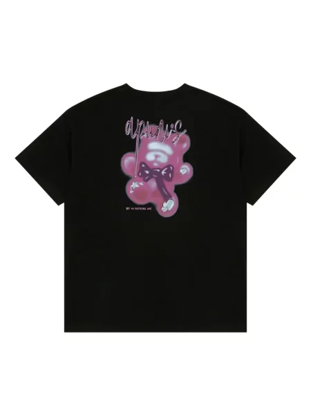 Tricou Aape By A Bathing Ape cu imagine negru