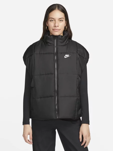 NIKE Жилет Без підкладки чорний