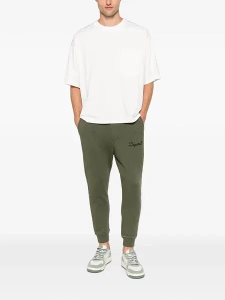 Pantaloni Dsquared2 alergare verde
