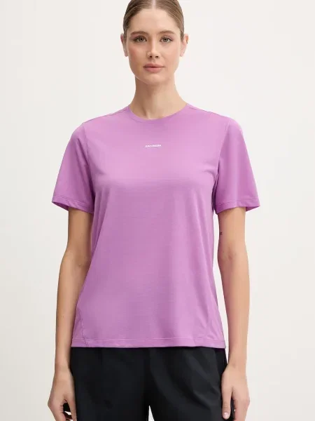 Salomon tricou de antrenament SHKout violet