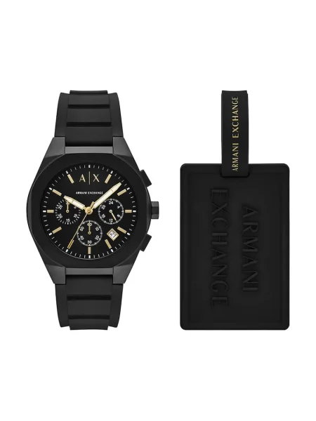 ARMANI EXCHANGE Ceas analogic auriu alb negru