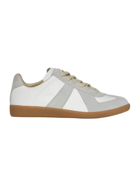 Sneakersy Maison Margiela zamszowe białe