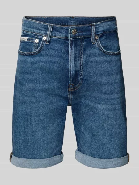 Calvin Klein Jeans szorty dżinsowe Hampton Mężczyźni jednolity 30 niebieski