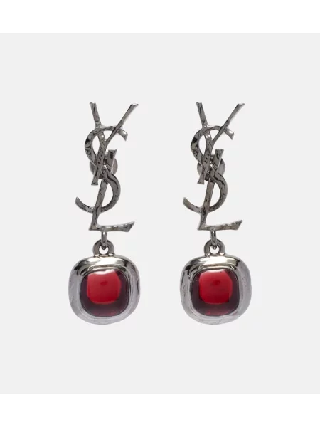 Cercei Saint Laurent argintiu