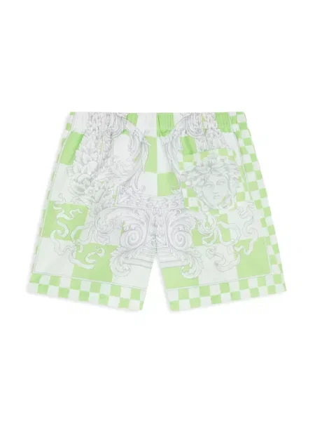 Kąpielówki dziecięce Versace zielone