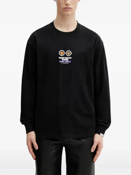 Koszulka dziecięca Aape By A Bathing Ape czarna