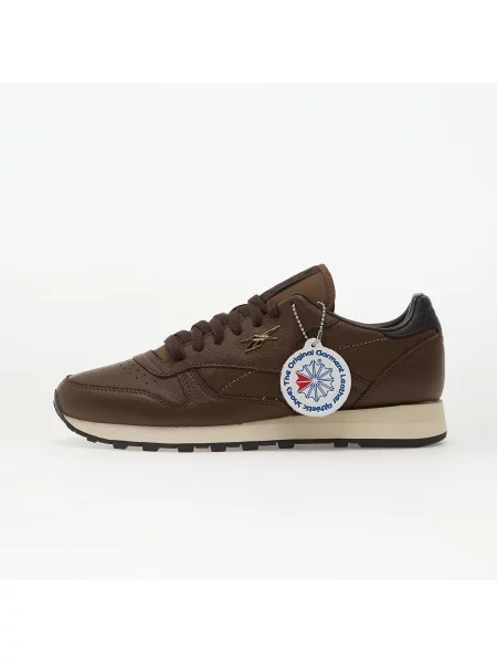 Шкіряні класичні кросівки Reebok Classic Leather чорні