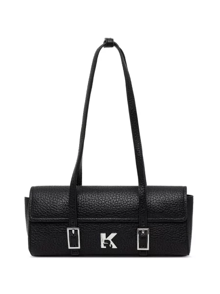 Geantă Karl Lagerfeld Jeans cu autograf negru