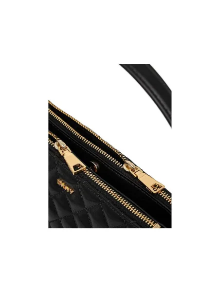Geanta de piele Dkny negru
