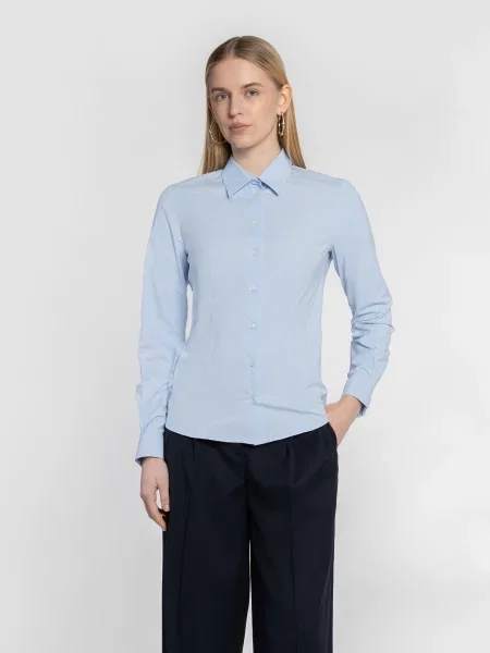 Сорочка Arber бавовна/поліестер/еластан блакитний