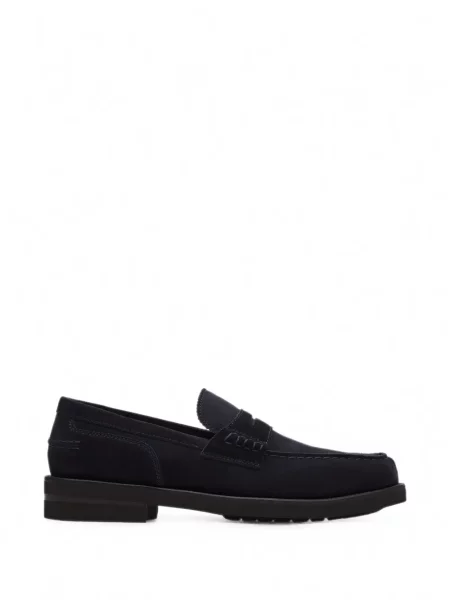 Pantofi loafer Lottusse din piele albastru