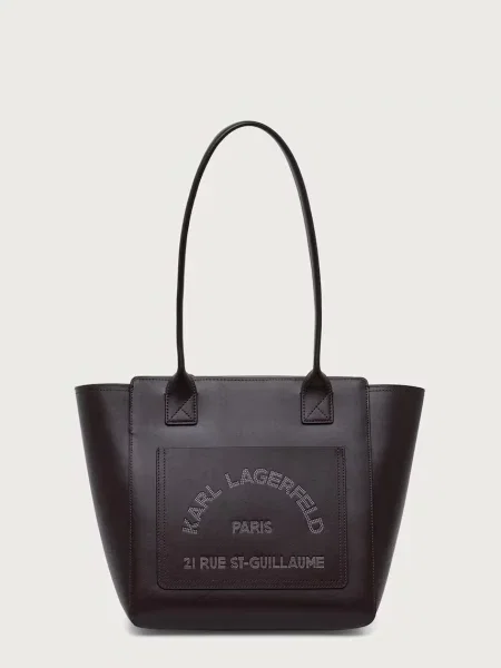 Geantă shopper Karl Lagerfeld din piele maro