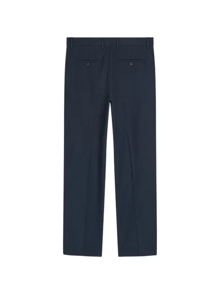 Hlače Scotch And Soda s herringbone uzorkom plava