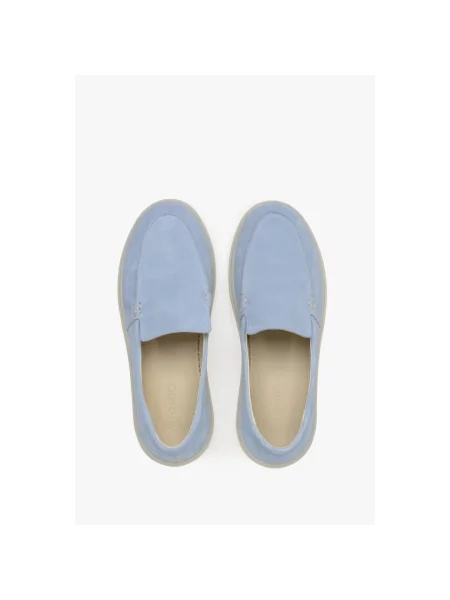 Лофери велюрові Estro блакитні