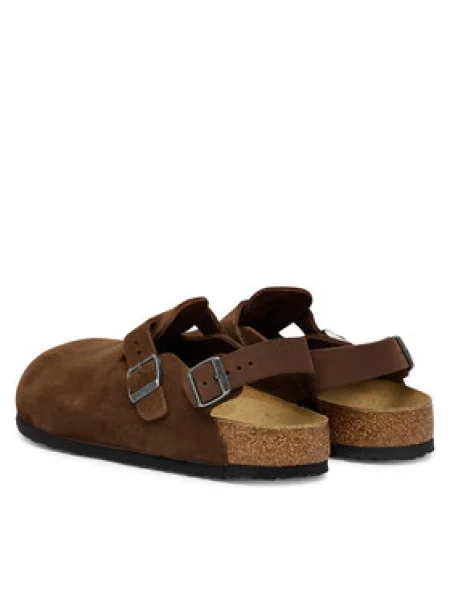 Semišové sandále Birkenstock hnedá