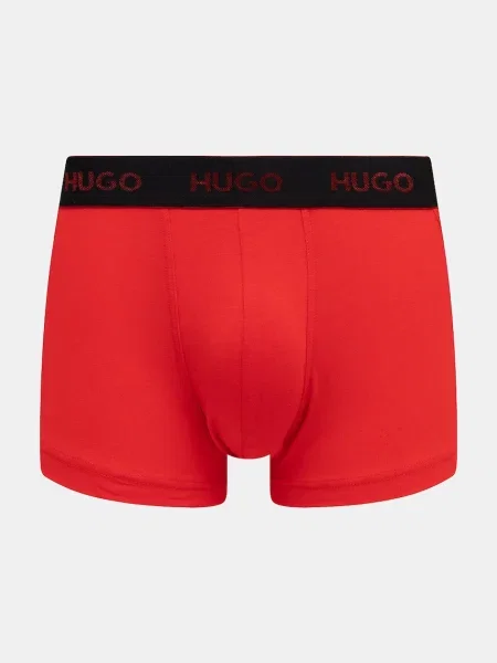 HUGO boxerky s TRUNK TRIPLET PACK červené