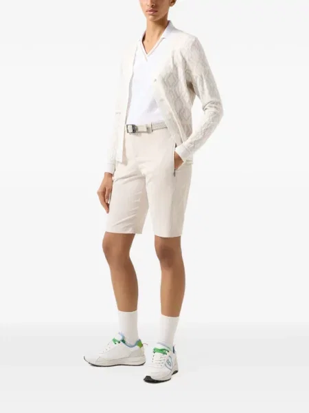 Gulerat tricou polo Bogner alb