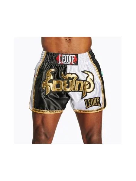 Тренувальні шорти LEONE Siam Thai чорний/білий білі