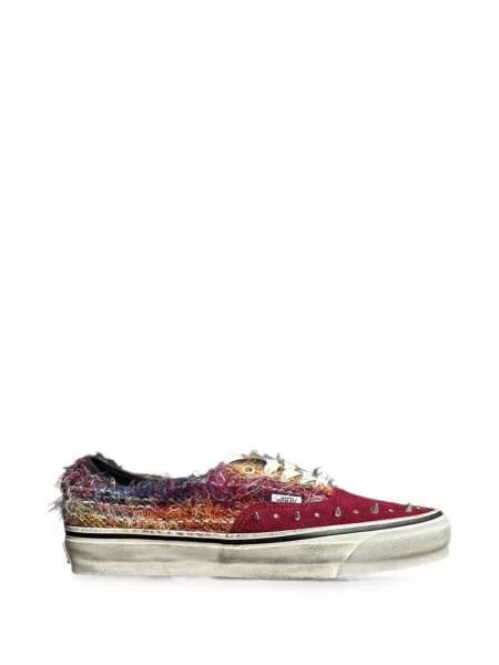 Sneakerși Vans Authentic cu franjuri roșu