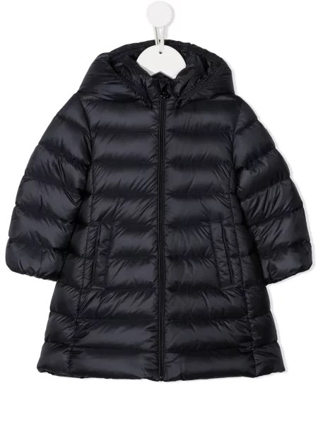 Kurtka puchowa dziecięca Moncler Enfant niebieska
