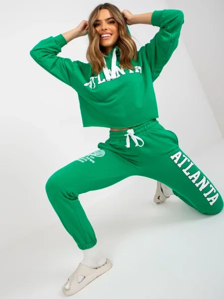 Komplet dresowy Ex Moda zielony