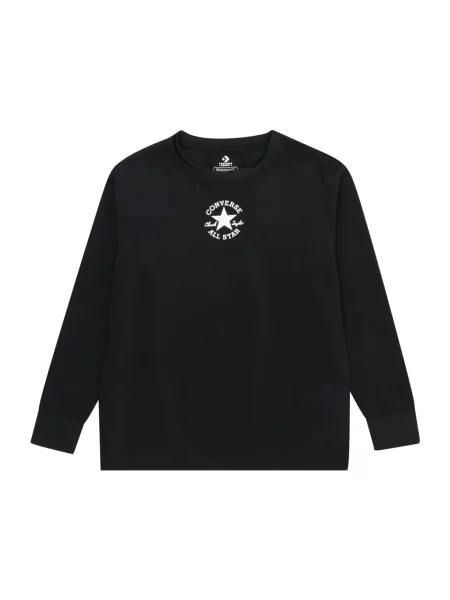 CONVERSE Tricou negru alb