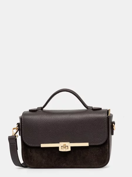 Geanta de piele Answear.lab din piele maro