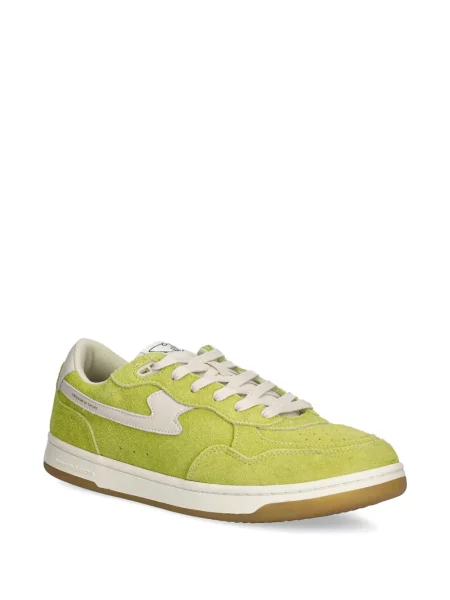 Sneakerși Stepney Workers Club din piele de căprioară verde