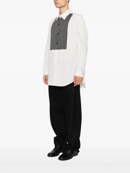 Cămașă Yohji Yamamoto cu dungi alb