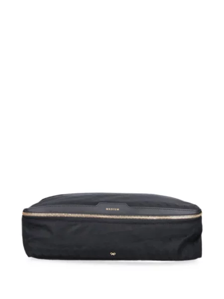 Geantă plic Anya Hindmarch cu imagine negru