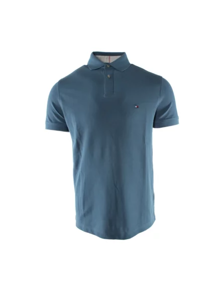 Koszulka polo Tommy Hilfiger niebieska