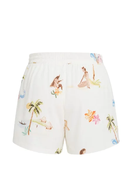 Pantaloni scurți Seafolly cu imagine cu cordon alb
