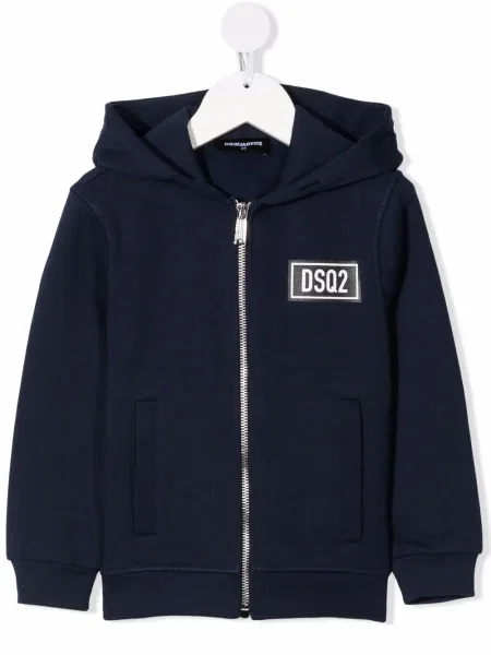 Kurtka dziecięca Dsquared2 niebieska